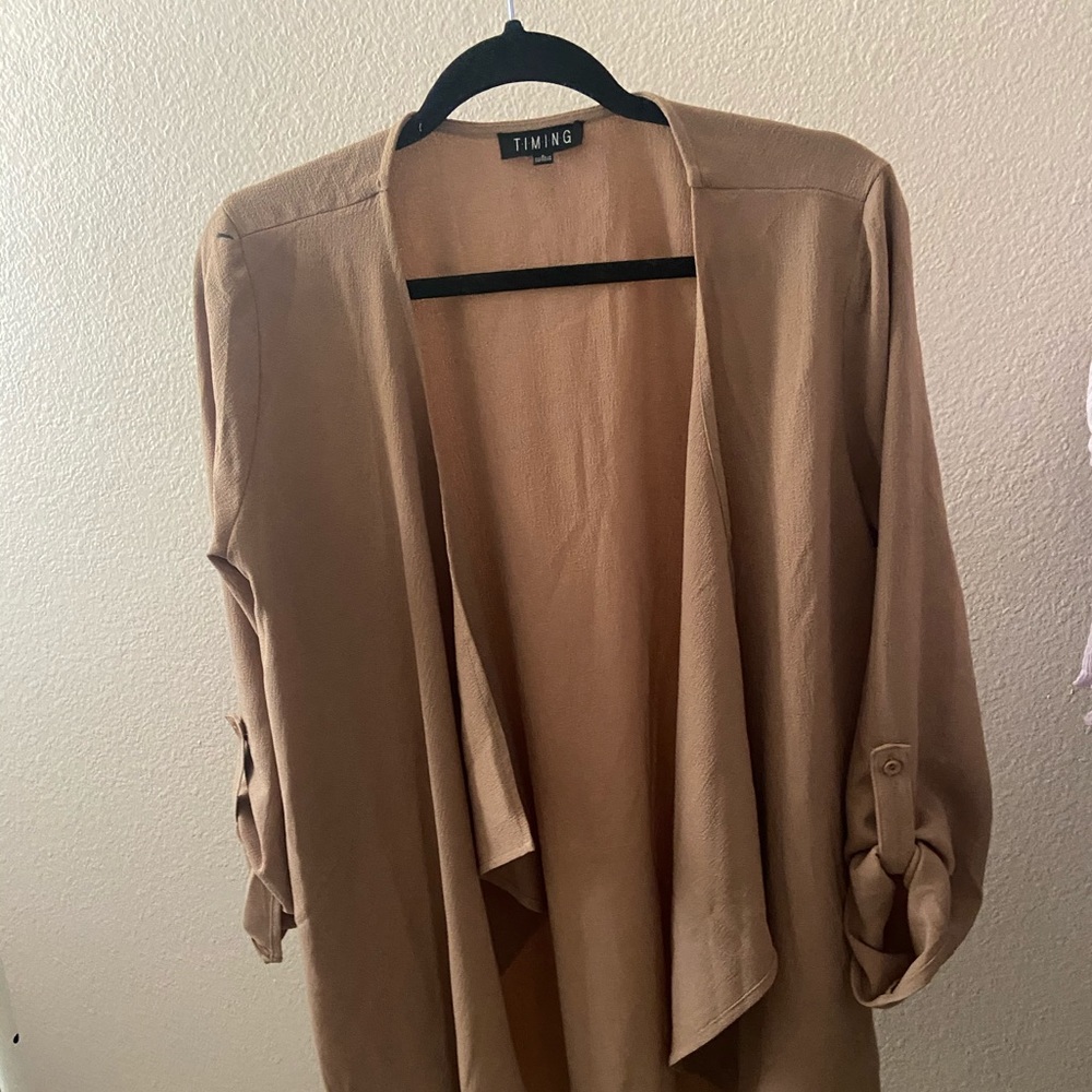 Dark Tan cardigan